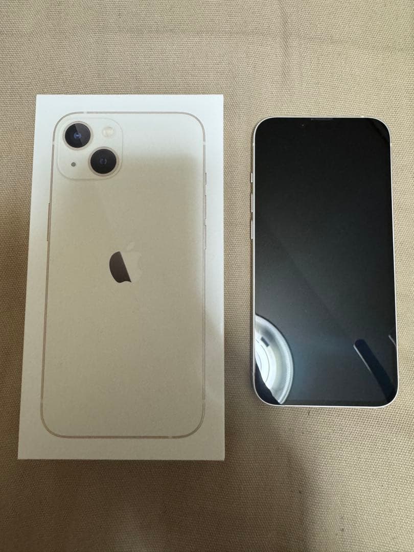 【美品】iPhone 13 スターライト　白　ホワイト　white 128GB