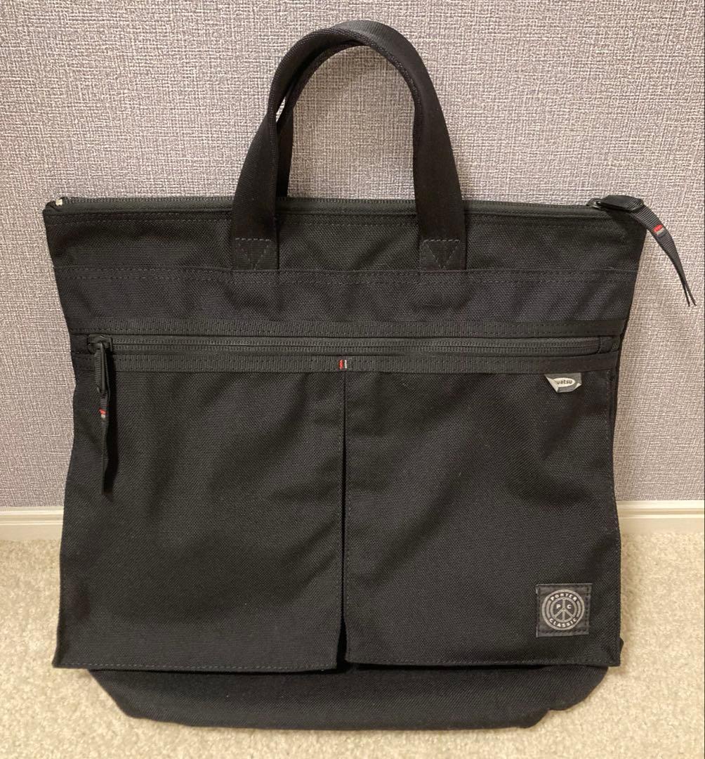 PORTER CLASSIC ヘルメットバッグ ブラック