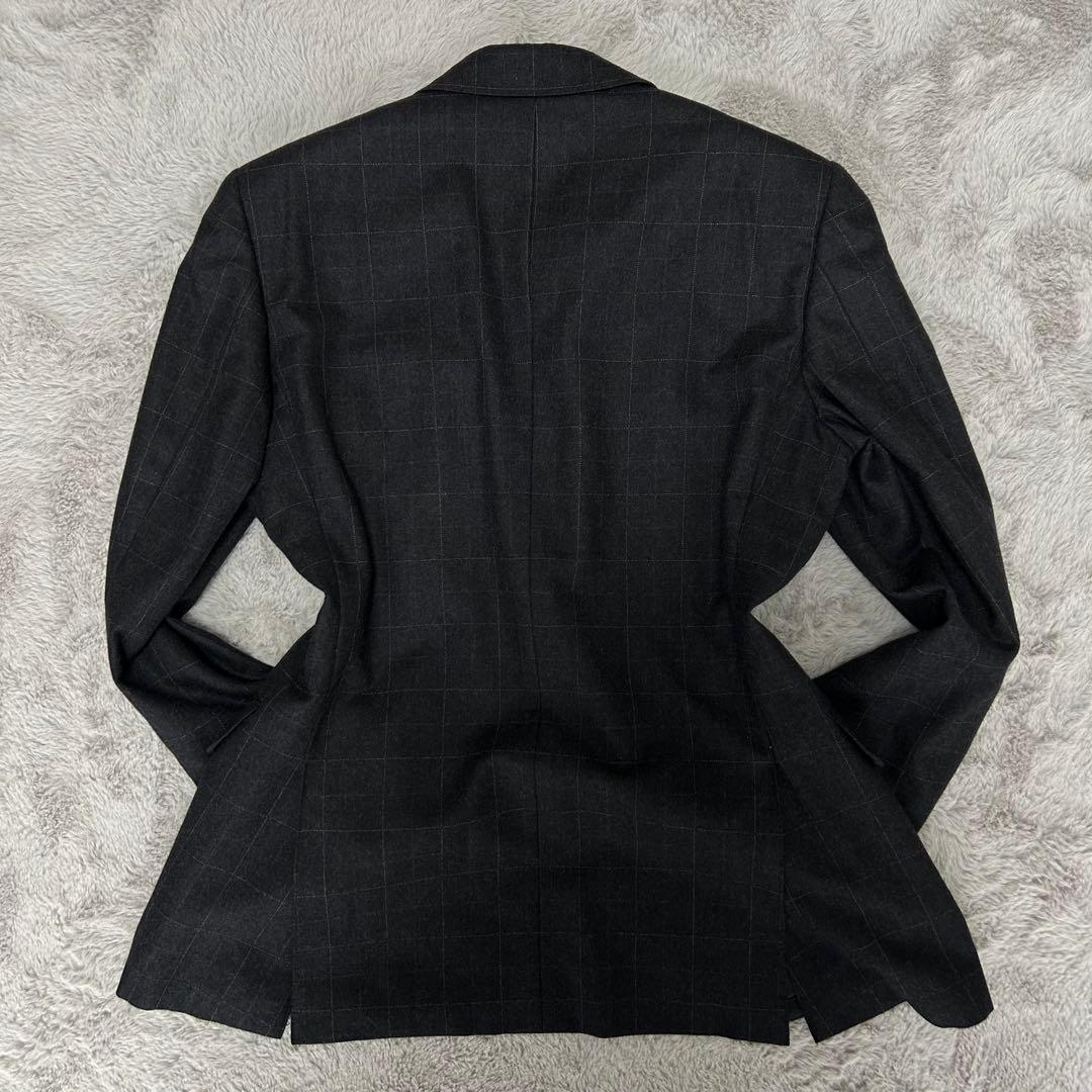 【極美品/裏地ロゴ入り】マッキントッシュロンドン スーツセット グレー M