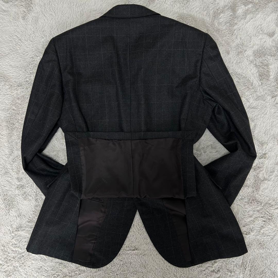 【極美品/裏地ロゴ入り】マッキントッシュロンドン スーツセット グレー M