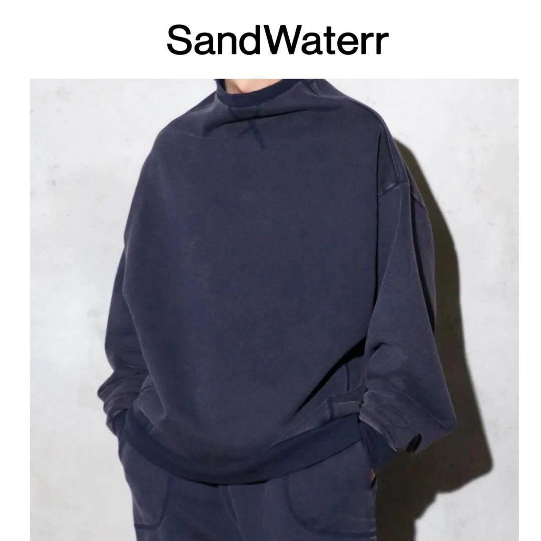 美品　SandWaterr COTTON SWEAT 2 ネイビー