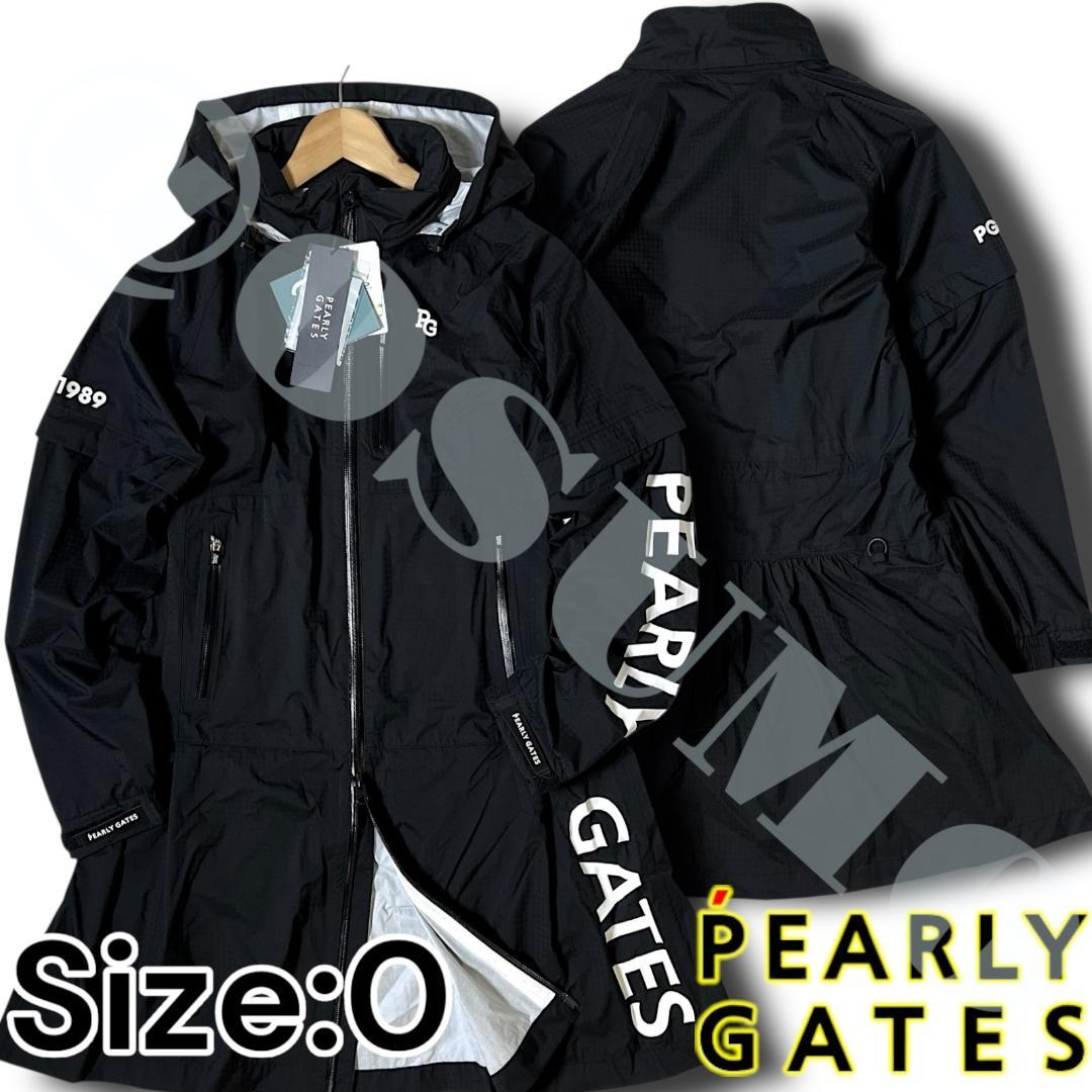 定価46,200円 新品 0 黒 パーリーゲイツ レインジャケット ワンピース