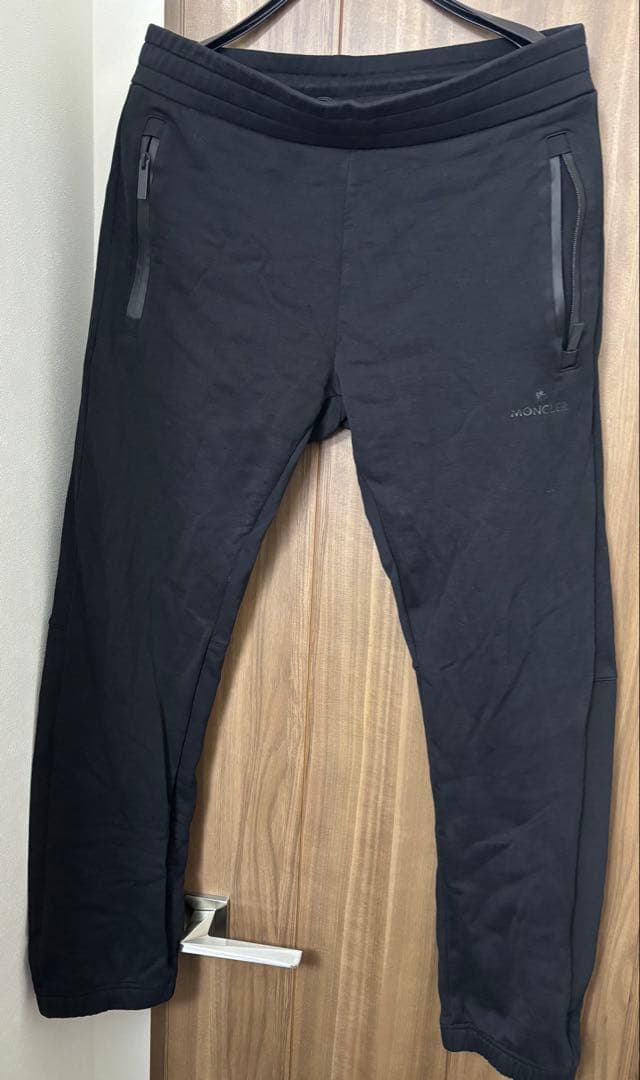 美品 モンクレール MONCLER パンツ スウェット ロゴ メンズ M
