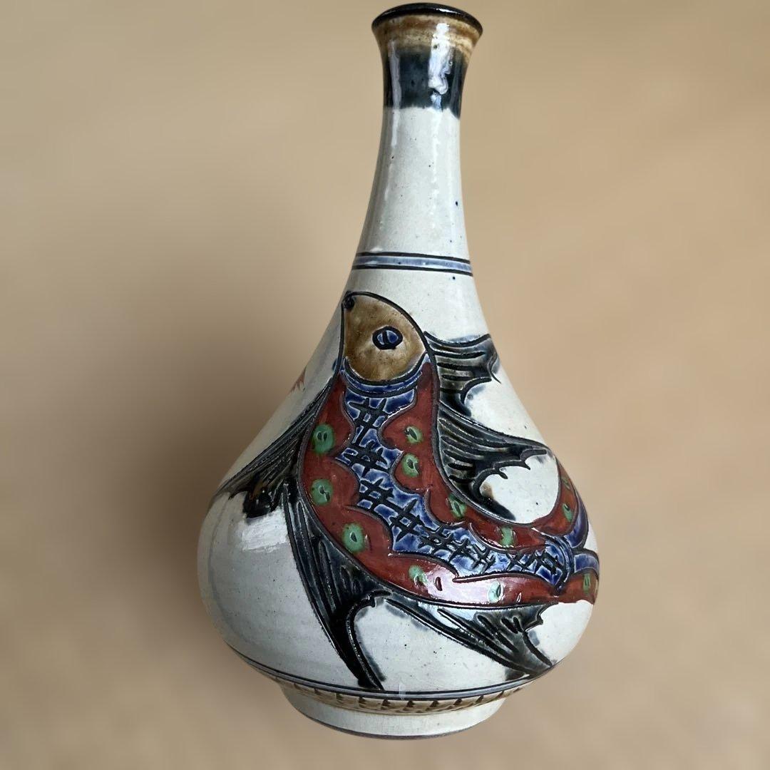 沖縄のかぜ　壺屋焼　新垣勲　先生作