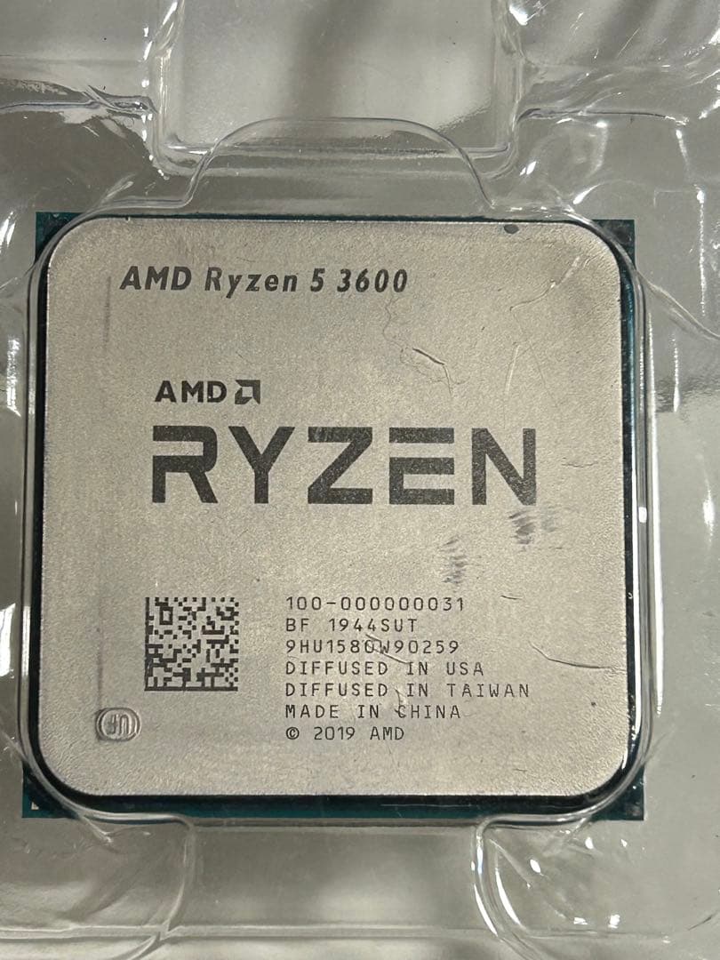 AMD Ryzen5 3600 中古動作品