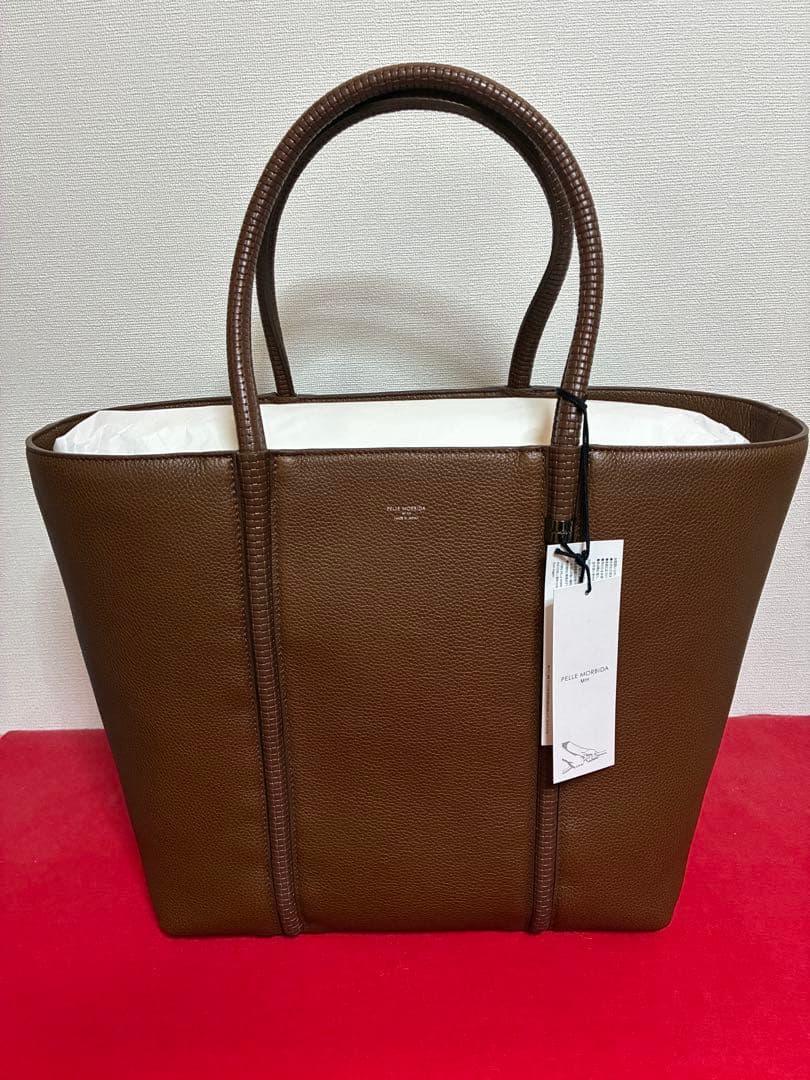 【新品】ペッレモルビダ MH010トートバッグ ブラウン ホーサーシリーズ