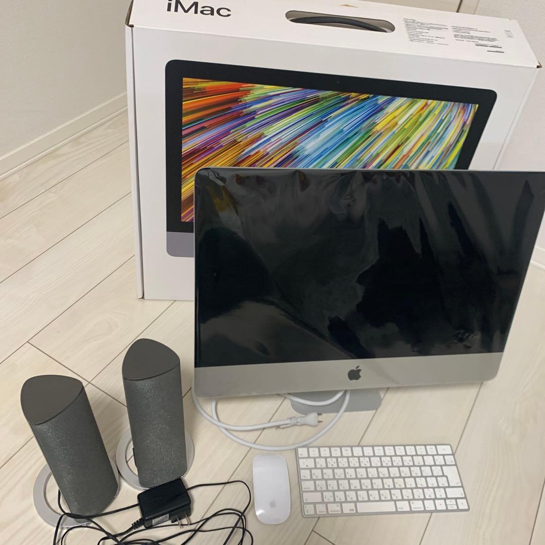 iMac21，5インチ　スピーカー付き ワイヤレスキーボード マウス