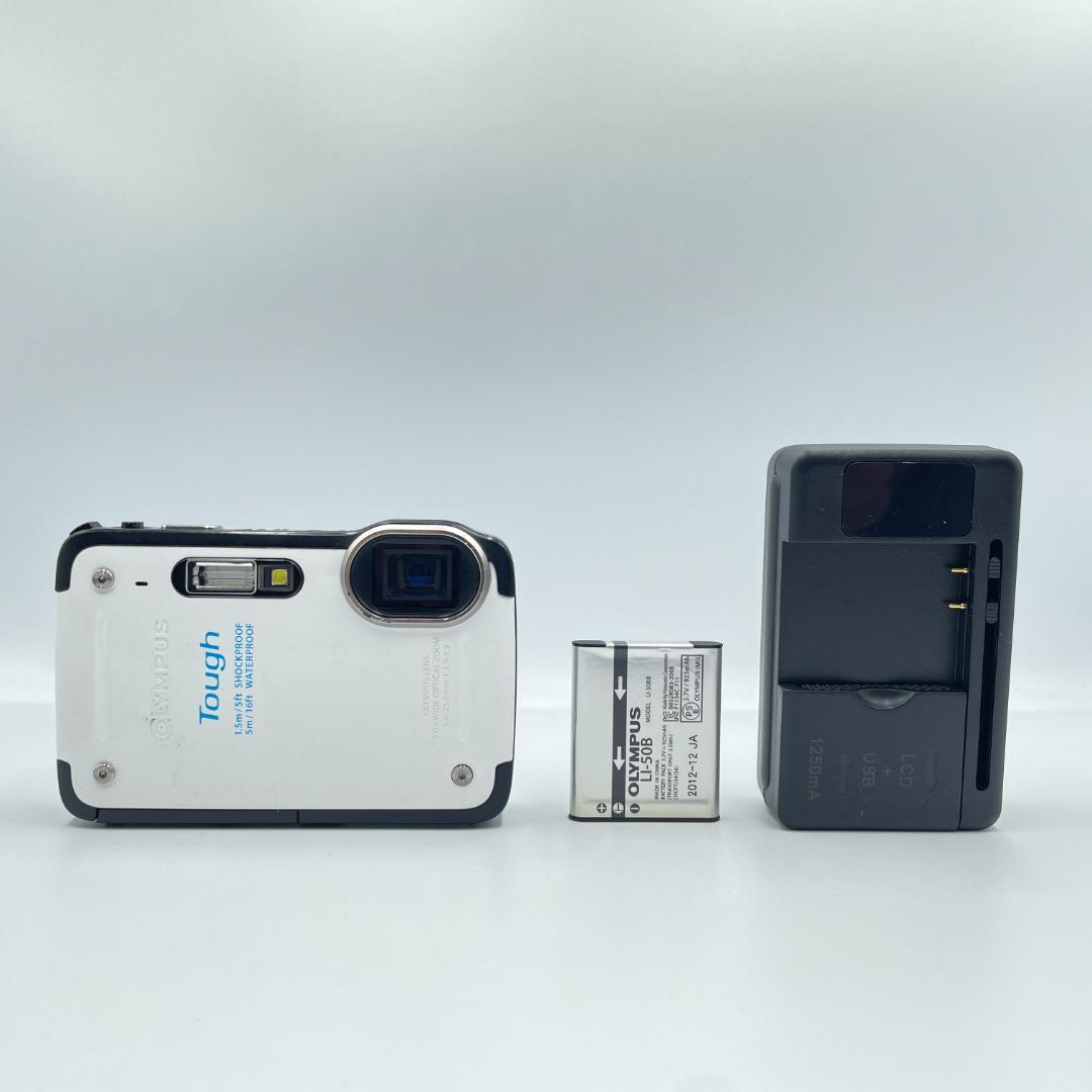 【動作品・転送特典無料あり】OLYMPUS TG-625 WHITE