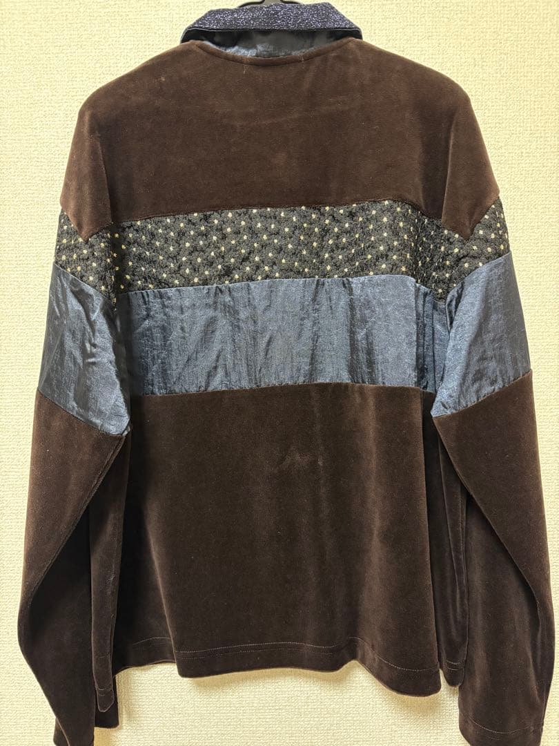 新品　今季　エイミーロウ　Eimee Law コットンベロアポロラガートップス