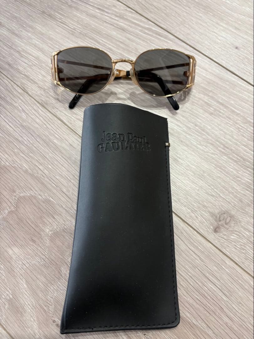 ジャンポールゴルチエ　サングラス　ゴールド　フレーム