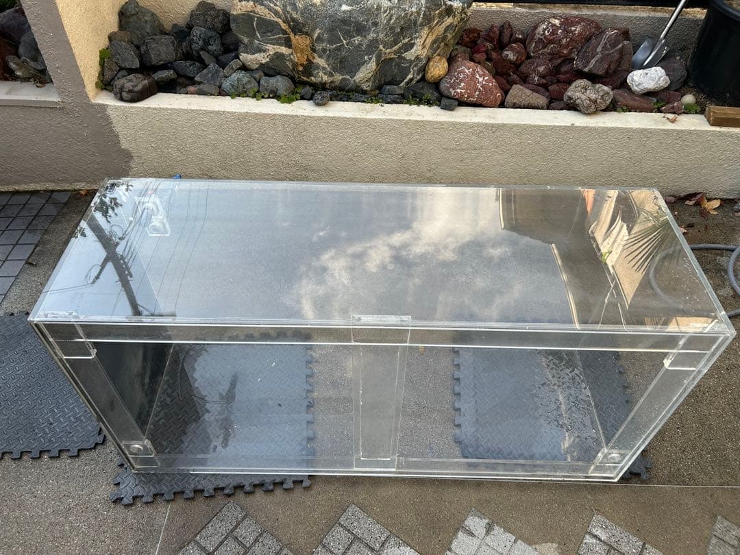 アクリル水槽 1500×750×500 厚み1センチ 引取り限定