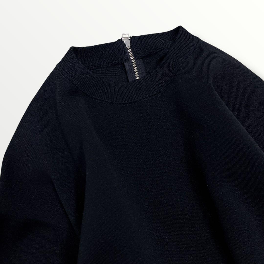 ADAM ET ROPE' FEMME フォルムニットワンピース ブラック　F