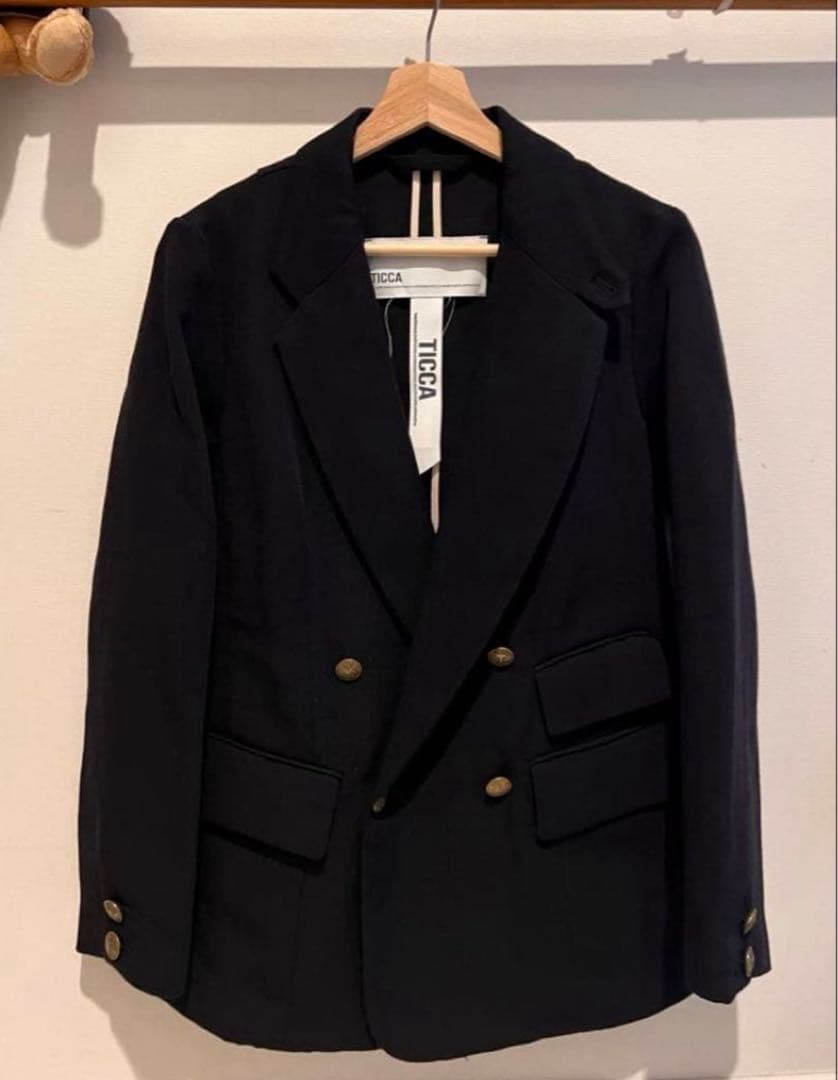 TICCA / ティッカ ウール リネン ダブル テーラードジャケット 2