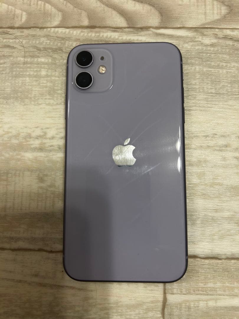 iPhone11 128GB パープル　バッテリー68% SIMフリー