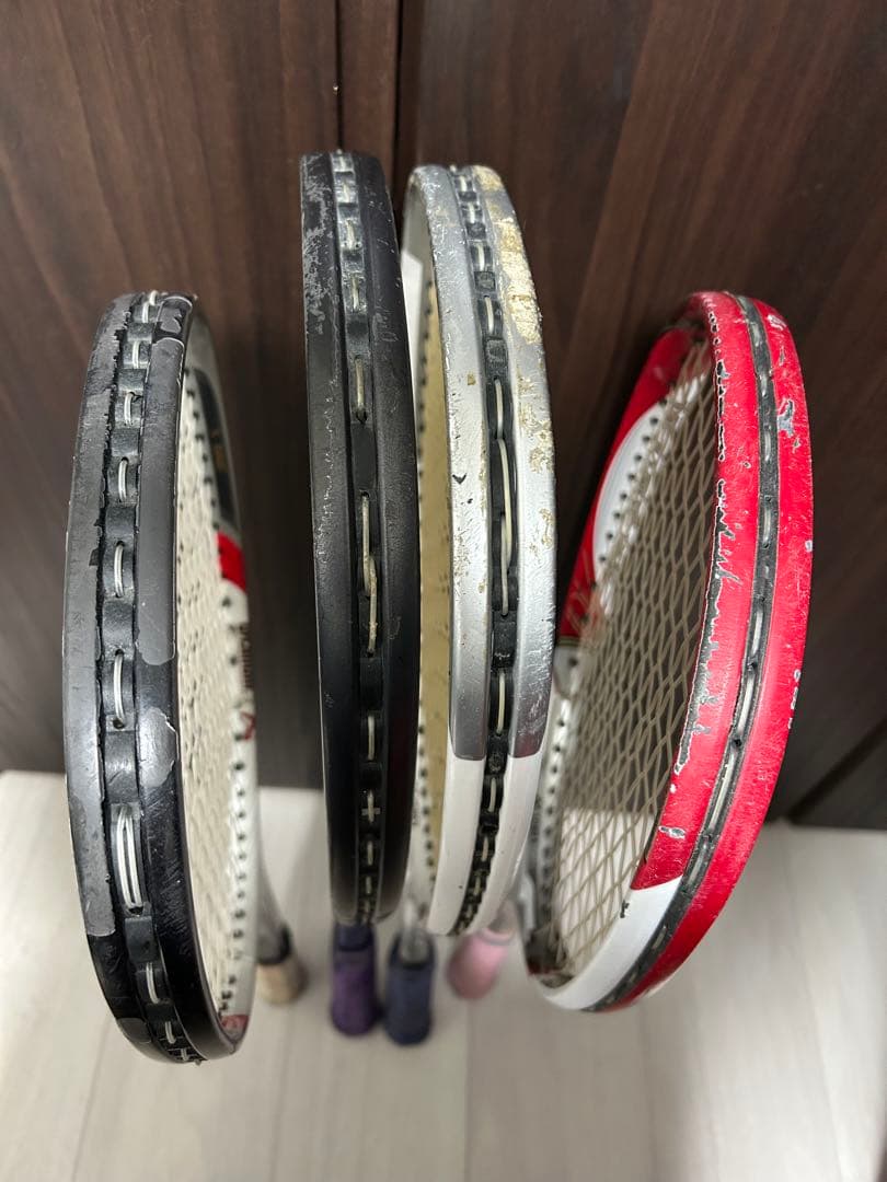 YONEX ソフトテニス ラケット ４本　セット　バッグ