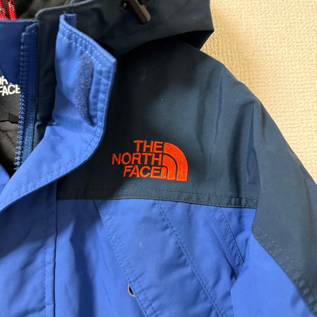 丈調節可★男女ok ノースフェイス120 スノーウェア 美品