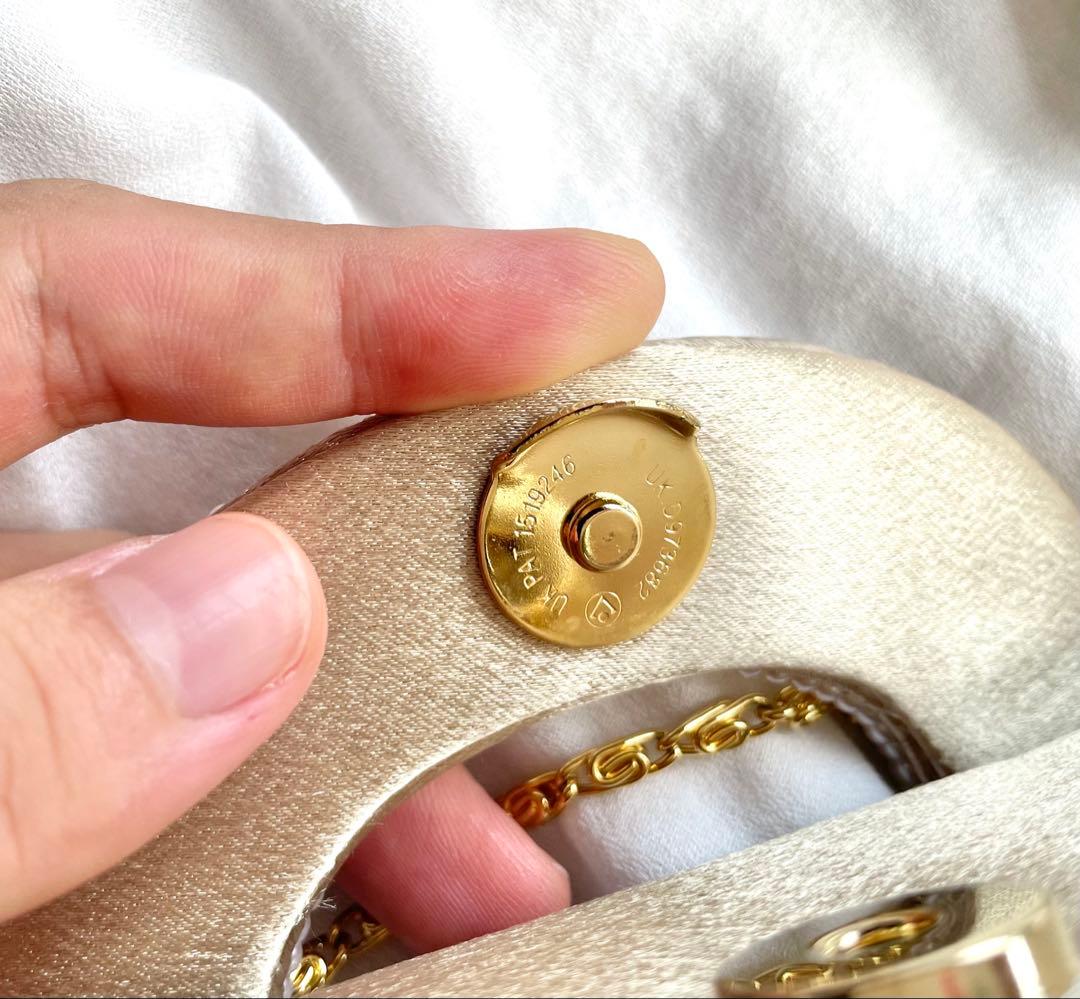 ◉一部金具以外美品◉ 東京ソワール 2wayベージュパーティーバッグ