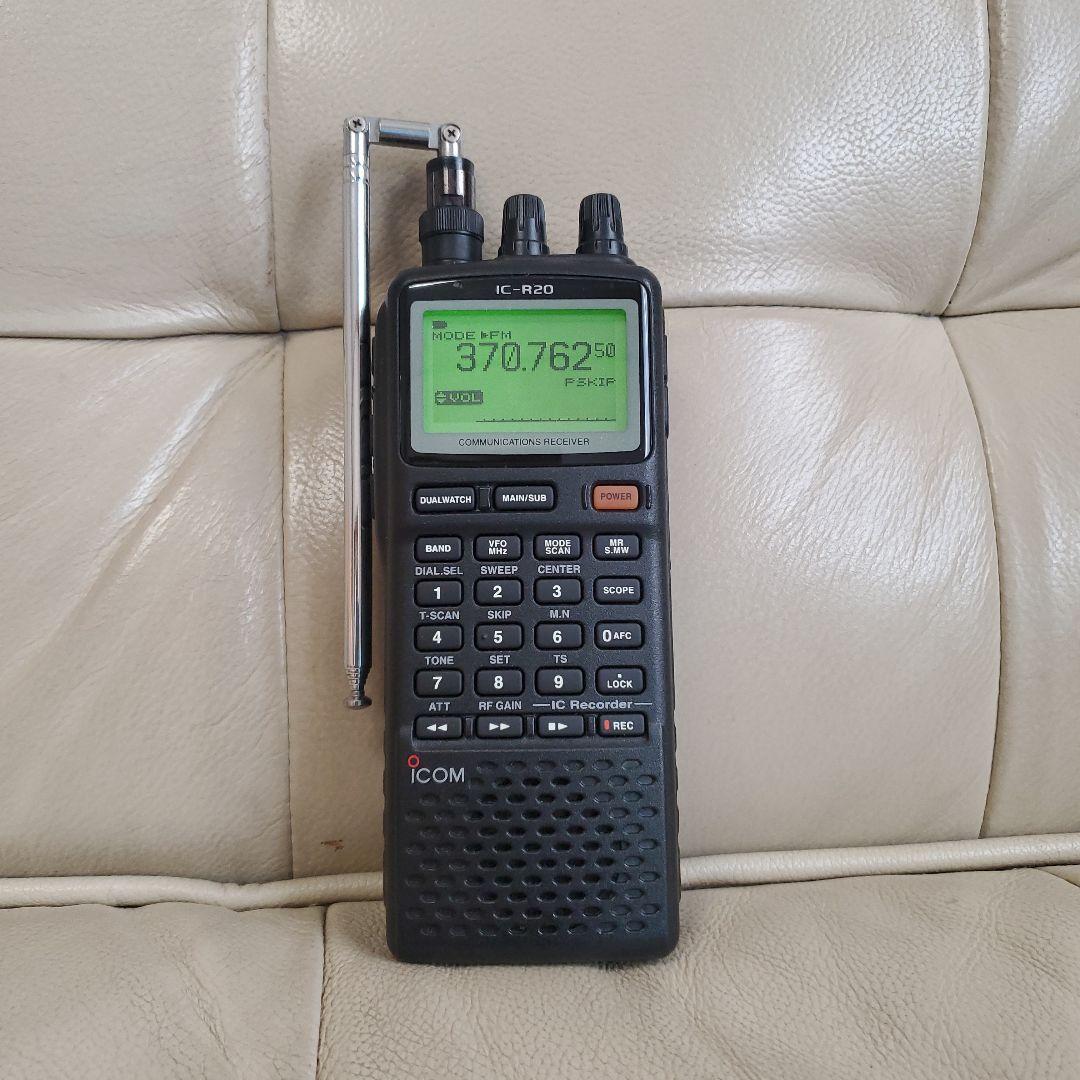 美品 ICOM IC-R20 広帯域受信機