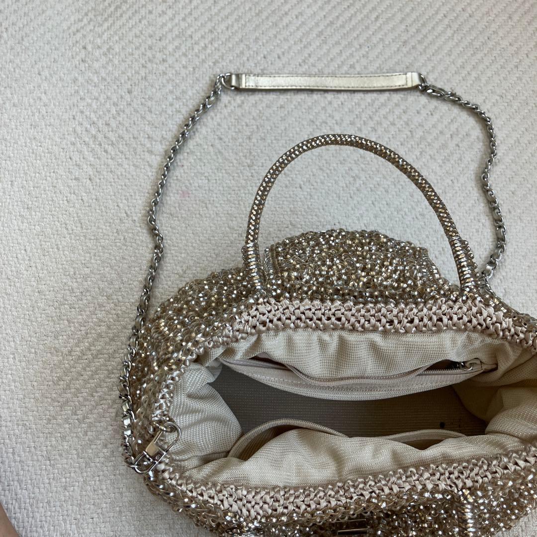 ANTEPRIMA ビーズハンドバッグ 保存袋付き