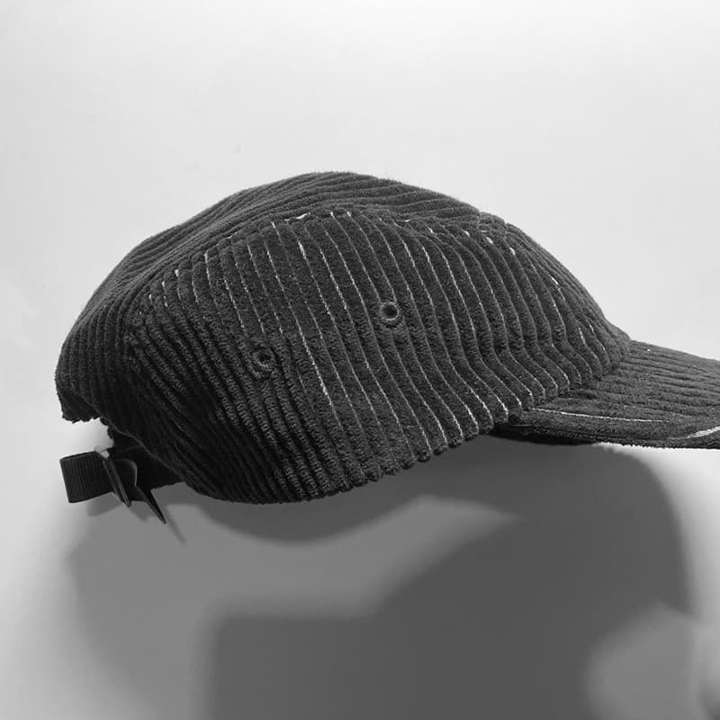Supreme 2 Tone Corduroy Camp Cap キャップ 黒
