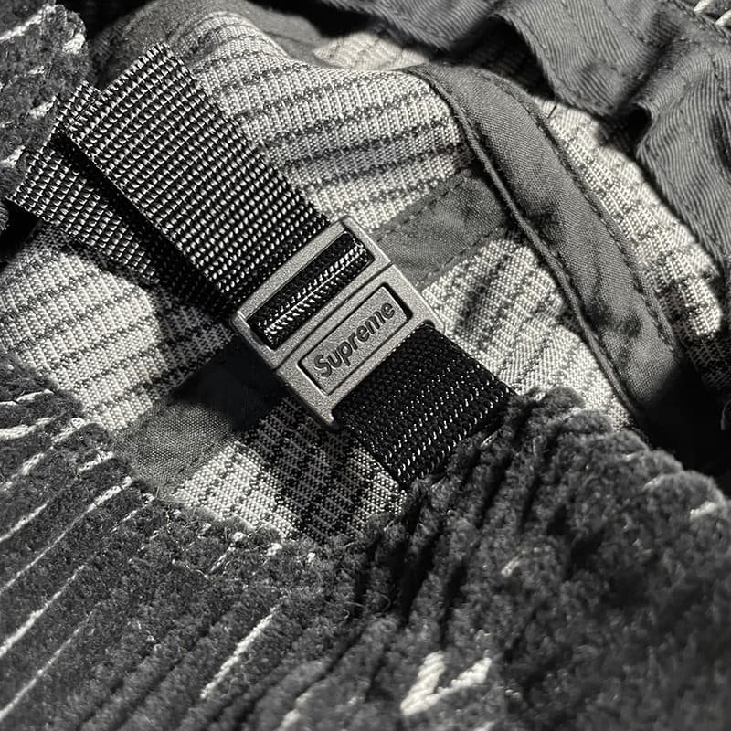 Supreme 2 Tone Corduroy Camp Cap キャップ 黒