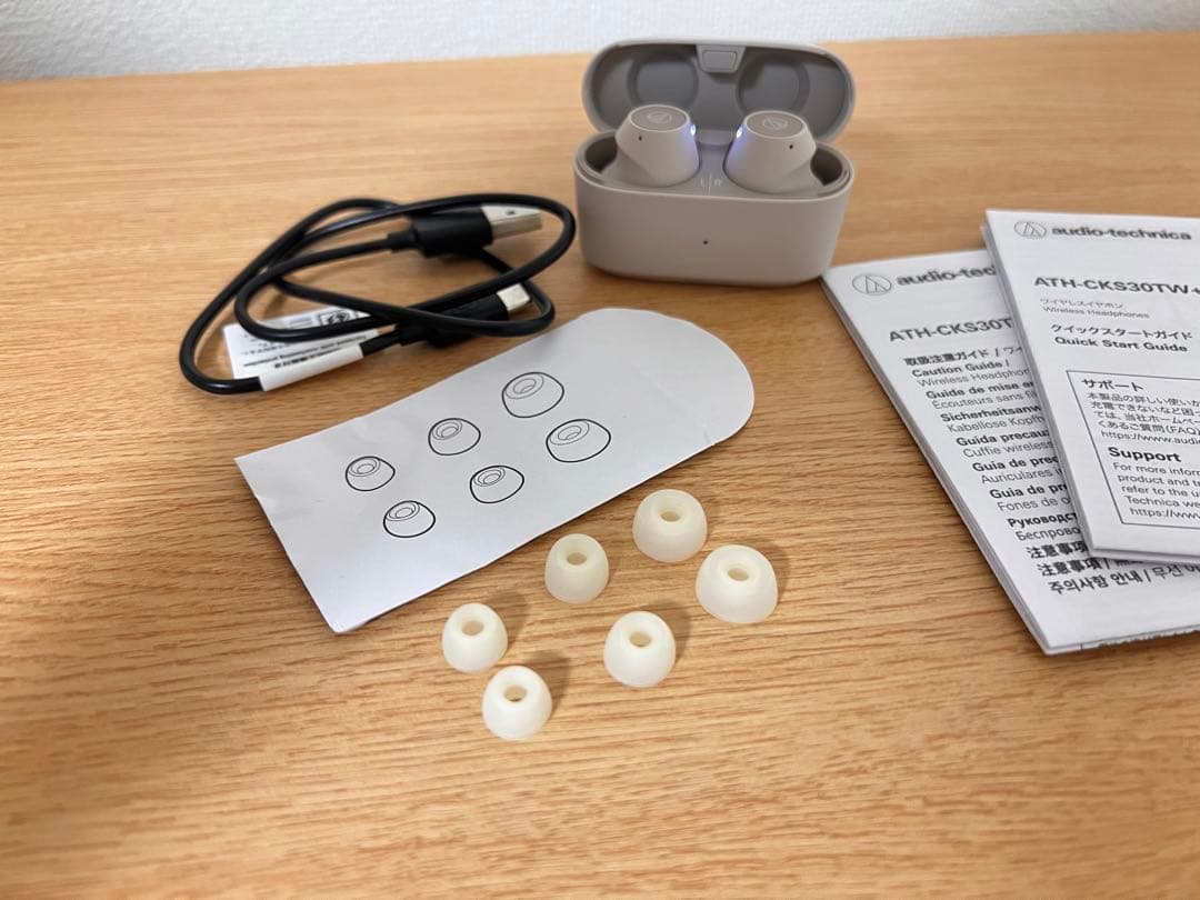 【箱無値下】オーディオテクニカ ATH-CK330TW+ ワイヤレスイヤホンBG