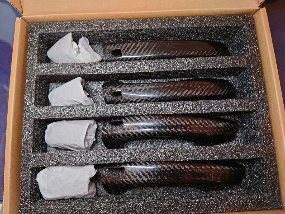 VWゴルフ7　 7.5　カーボンドアハンドル カバー