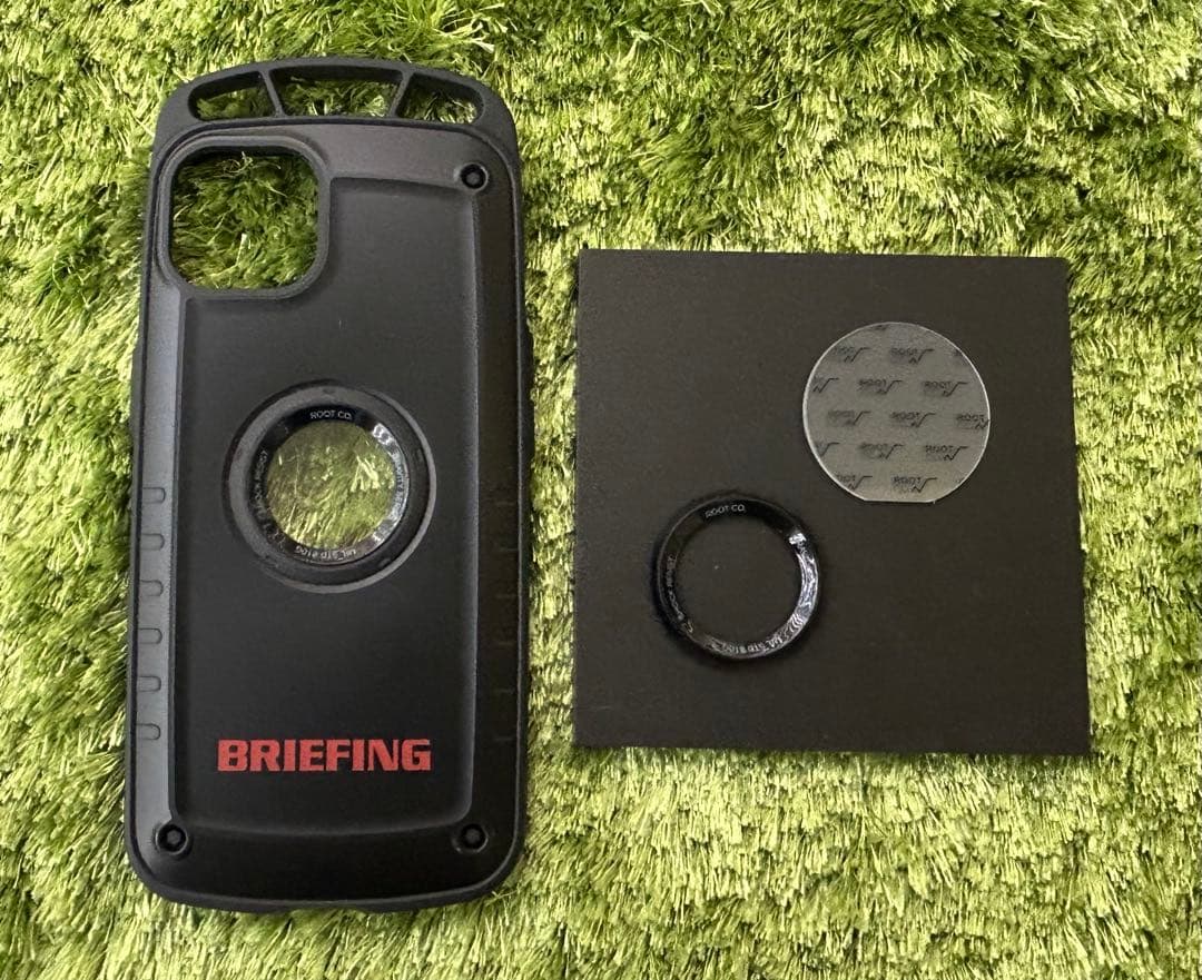 美品 ブリーフィング × ROOT.CO iPhone13 14 スマホケース