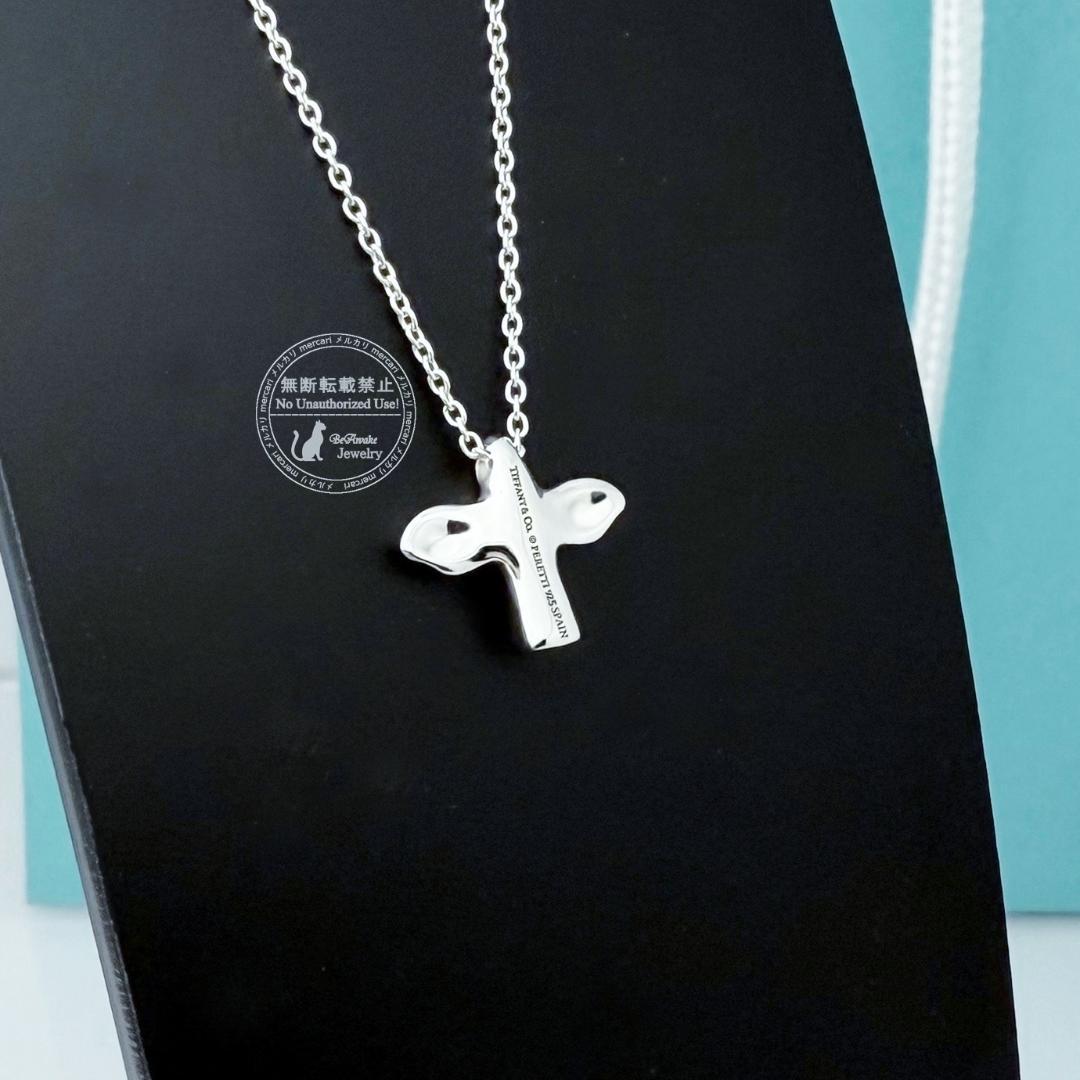 【新品仕上げ済】 ティファニー バードクロス ネックレス ペンダント
