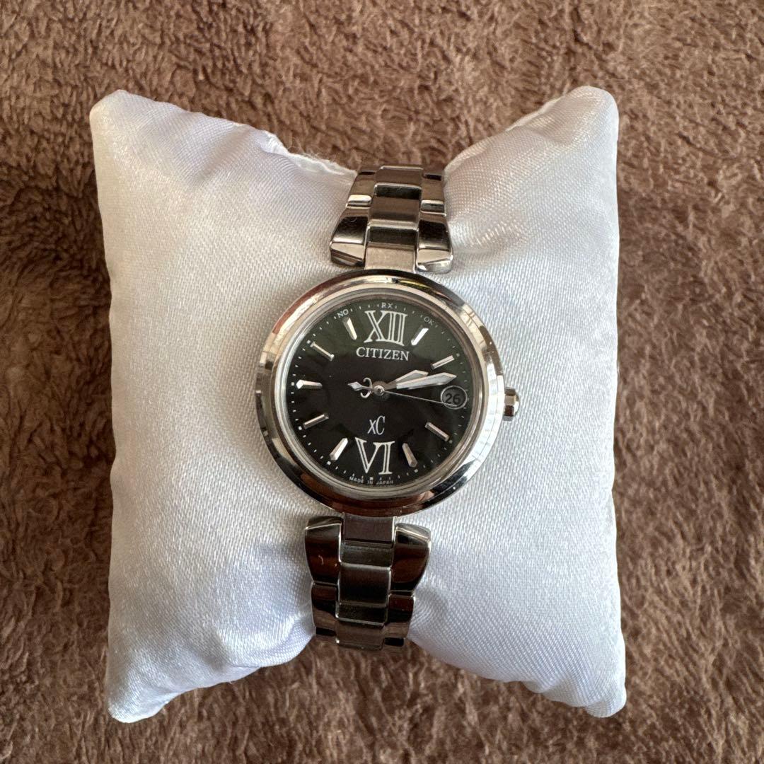 CITIZEN xC ソーラー腕時計/アナログ/BLK/H058-T021158