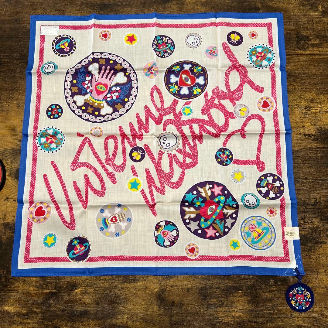 【値下げ】Vivienne Westwood カラフルハンカチ