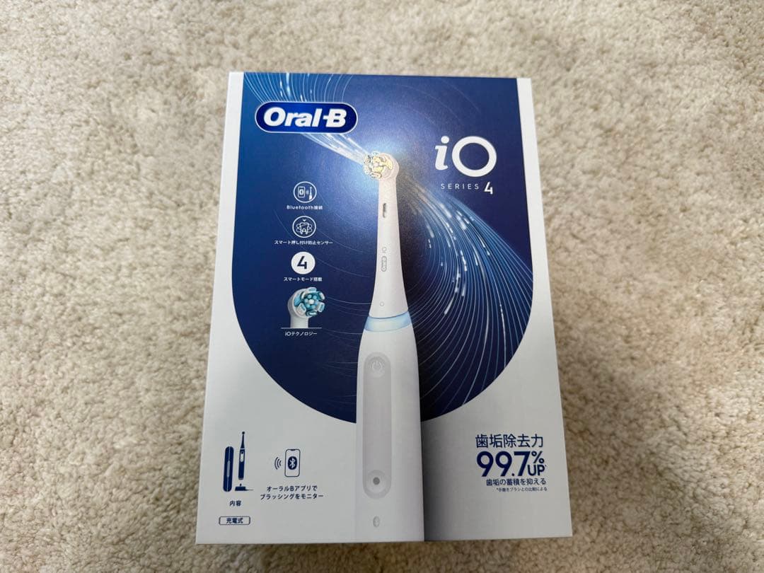 新品 Oral-B iOシリーズ 4 電動歯ブラシ本体 ホワイト