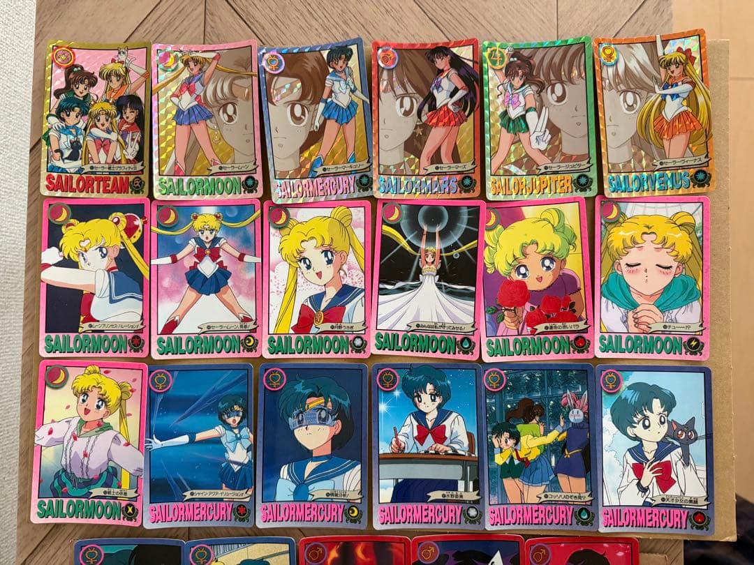 バンダイ当時物セーラームーンRカードダス セーラー戦士グラフィティⅢ パート　3