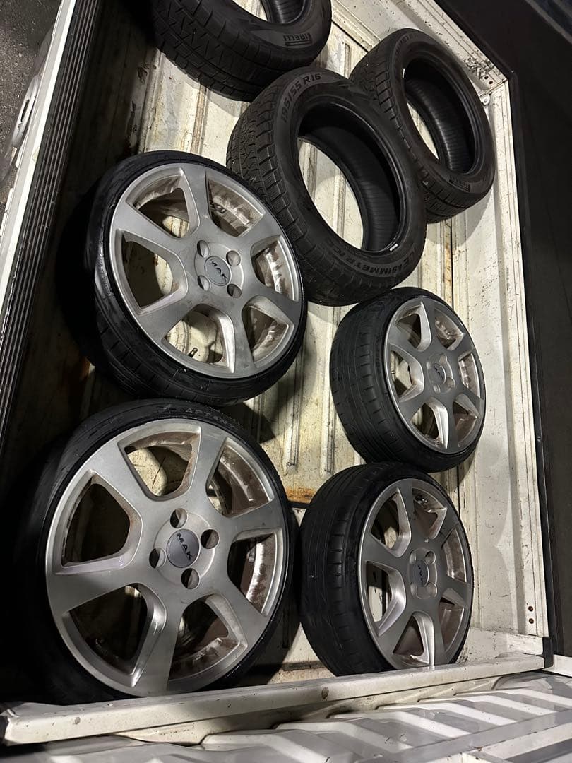 K*G様 MAK 16インチ 7J 100-4h 165/40R16 軽自動車ド