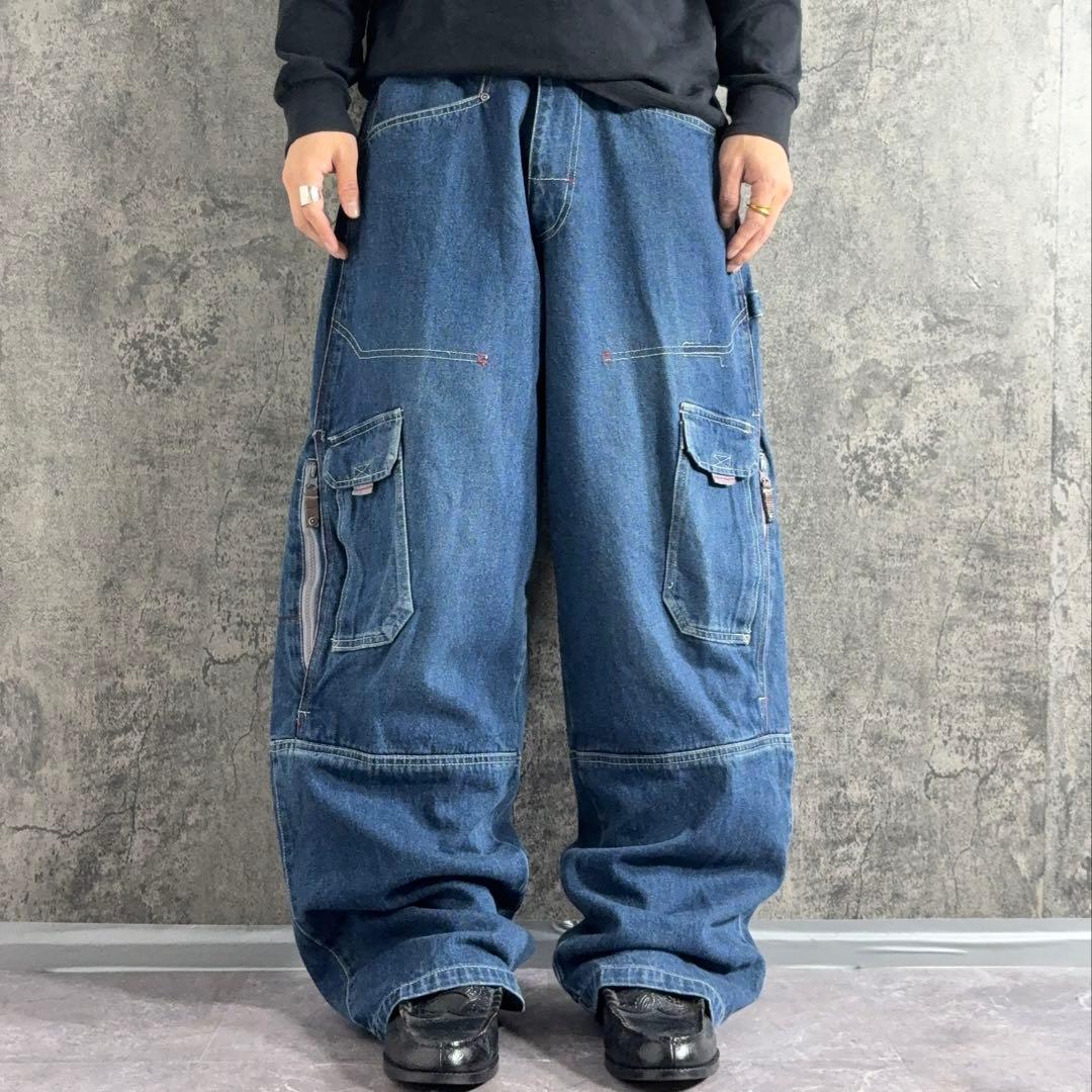パンツ 00s old buggy cargo pants y2k hiphop