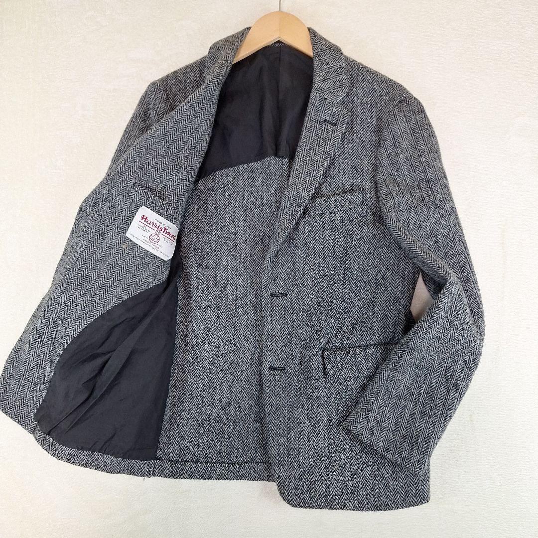 トゥモローランド　ハリスツイード　テーラードジャケット　ヘリンボーン　46