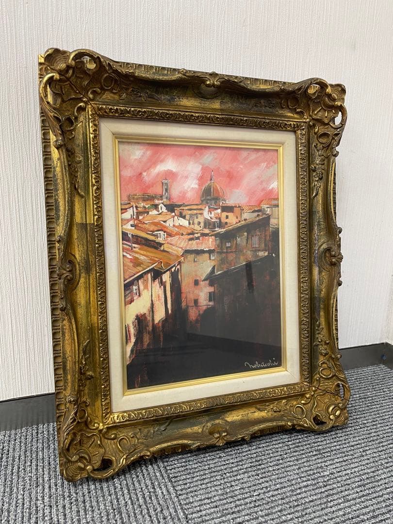 アンティーク絵画　額縁込み