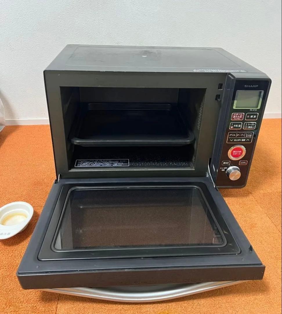 SHARP オーブンレンジ 電子レンジ　RE-SF8A-B BLACK