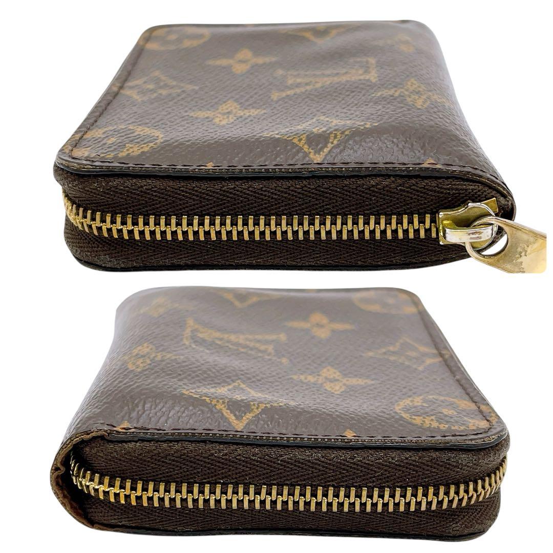 良品 ルイヴィトン M60067 ジッピー パース ケース ブラウン