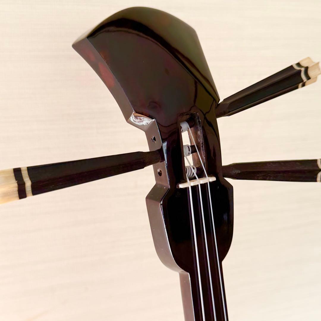 黒木三線■本皮一枚張り■黒檀 ケース付き