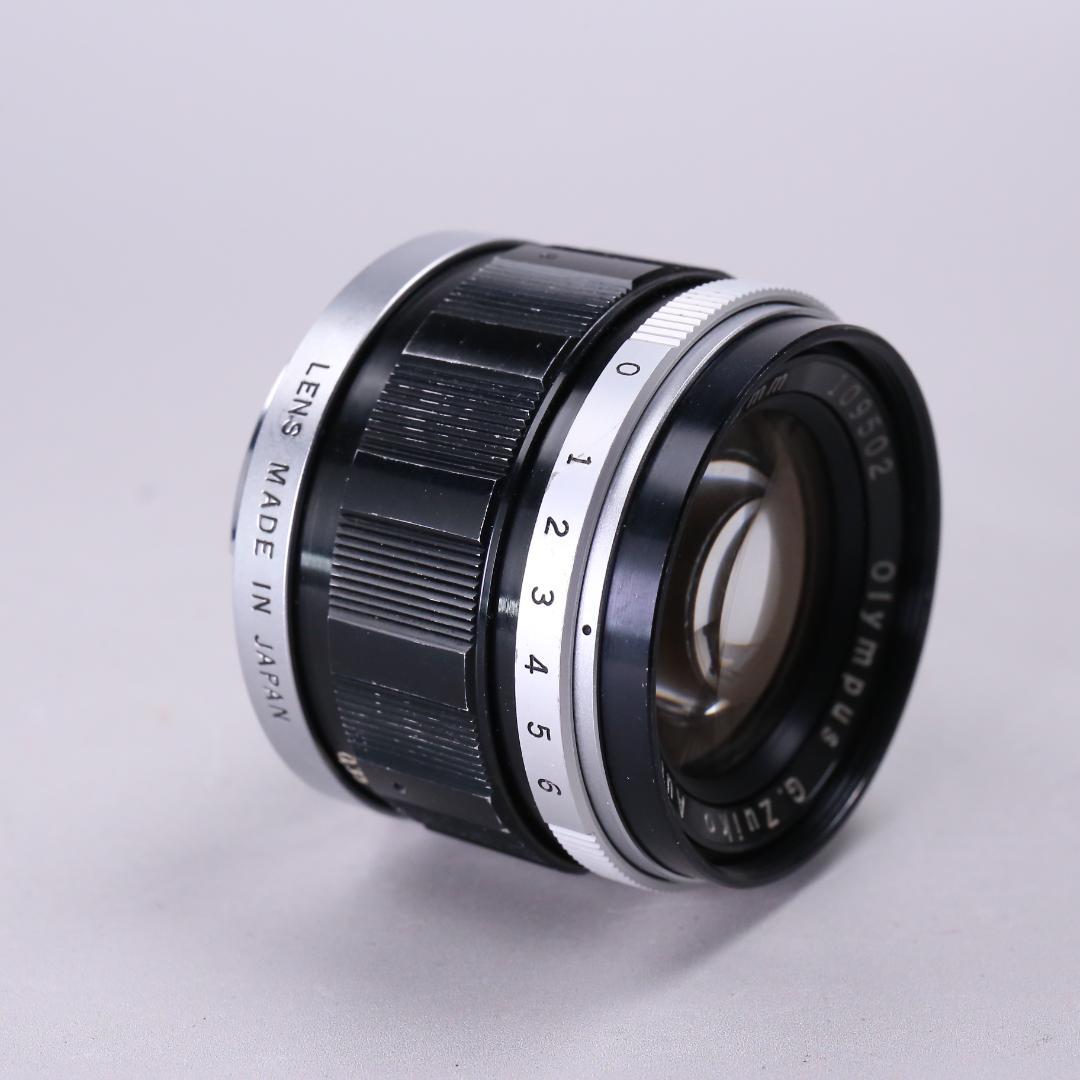 ☆良品☆OLYMPUS PEN F 40mm F1.4　花文字ブラック　＃507