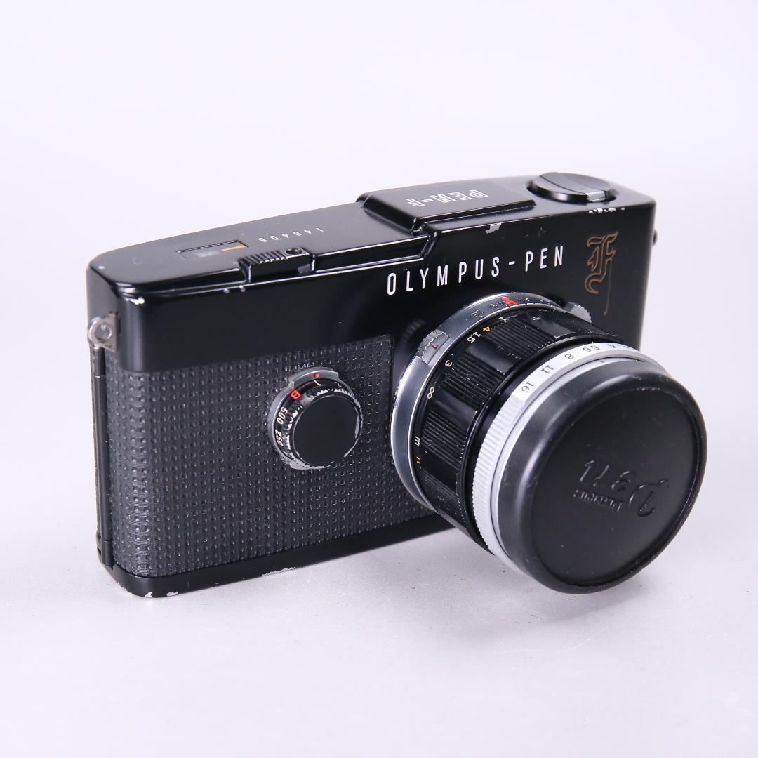 ☆良品☆OLYMPUS PEN F 40mm F1.4　花文字ブラック　＃507