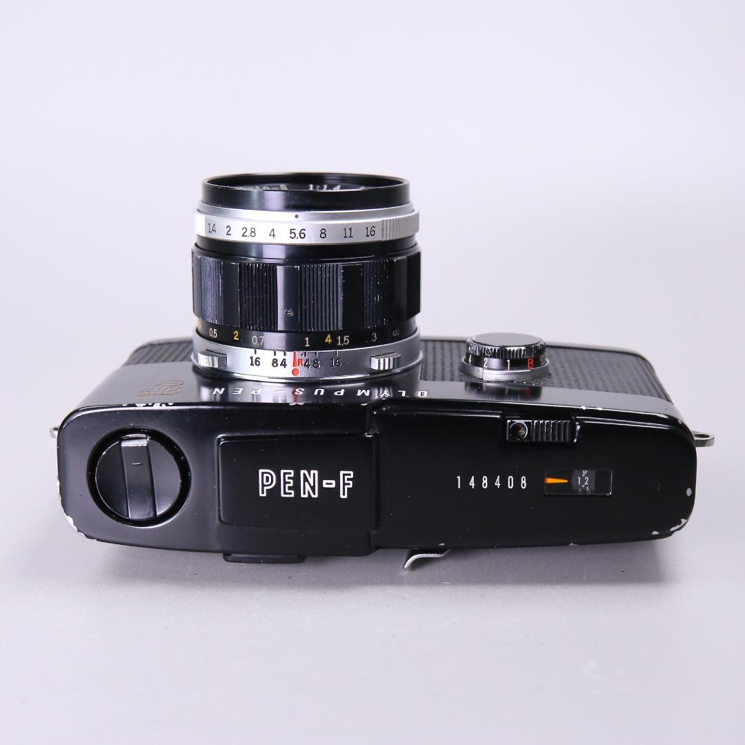 ☆良品☆OLYMPUS PEN F 40mm F1.4　花文字ブラック　＃507