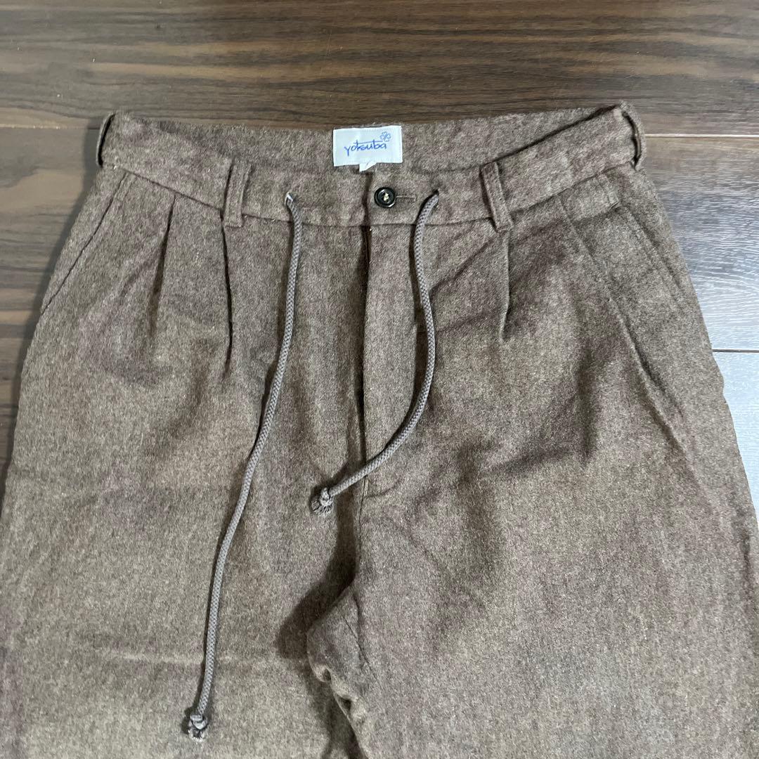 yotsuba 2タックワイドテーパードスラックス