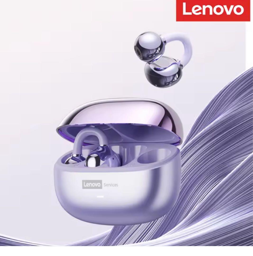 イヤホン Lenovo Ear-Clip Headphones Bluetooth 6.0