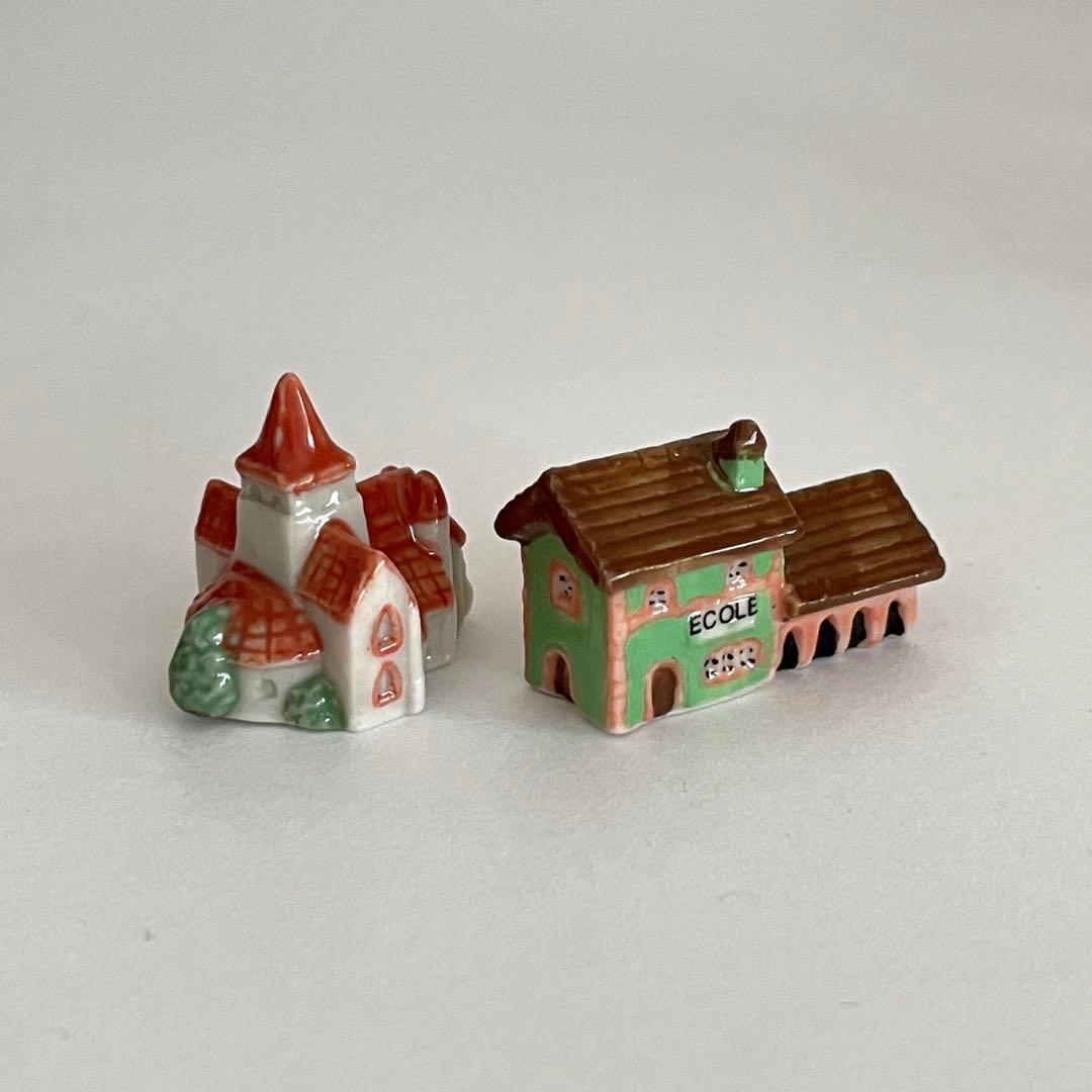 フランスの小さな村　希少品　美品　フェーブ　ヴィンテージ　フクロウとおまとめ