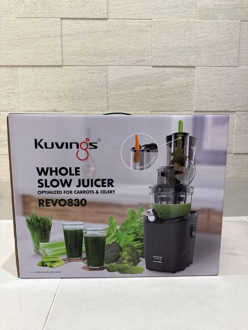 クビンス ホールスロージューサー REVO830 フローズンストレーナー付