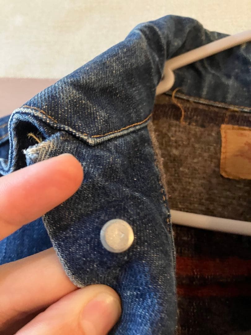 Levi's デニムジャケット　ビックE 66前期　超希少　激安　デニム　ブルー