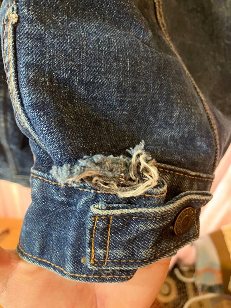 Levi's デニムジャケット　ビックE 66前期　超希少　激安　デニム　ブルー