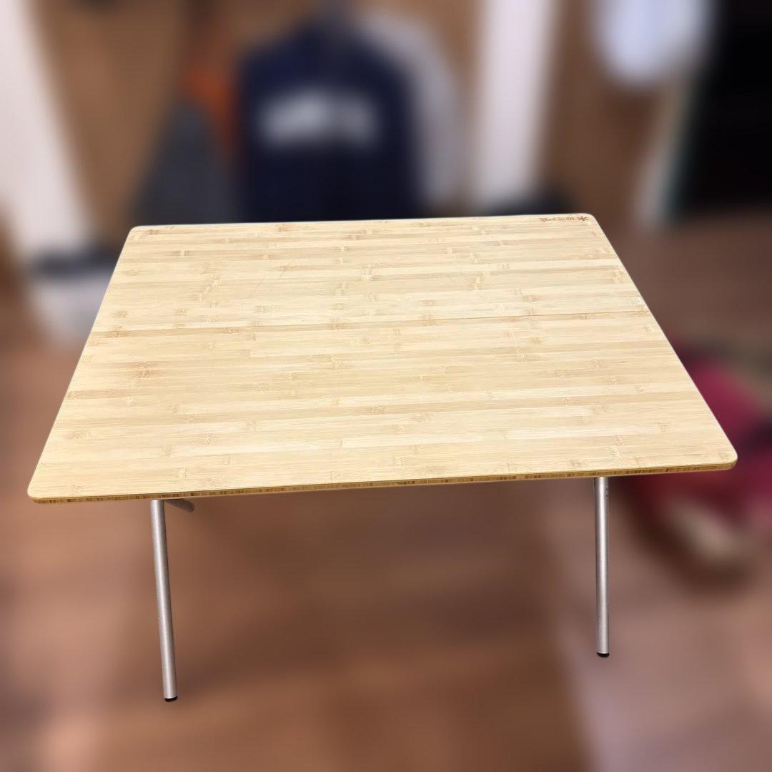  peak ワンアクションテーブル竹収納ケース付き